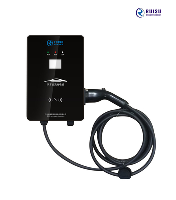 7kw レベル 2 AC EV の充電器 32A 壁の台紙の屋外 IP54 は防水します