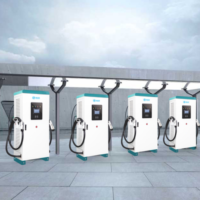 床に取り付けられたスマートな EV 車の充電器、急速充電 EV ステーション 60KW OEM