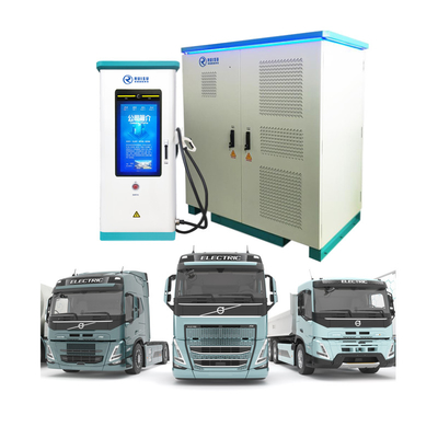1200KW EV の割れた充電器、防水 Ip54 を冷却する理性的な DC の充満パイルの液体